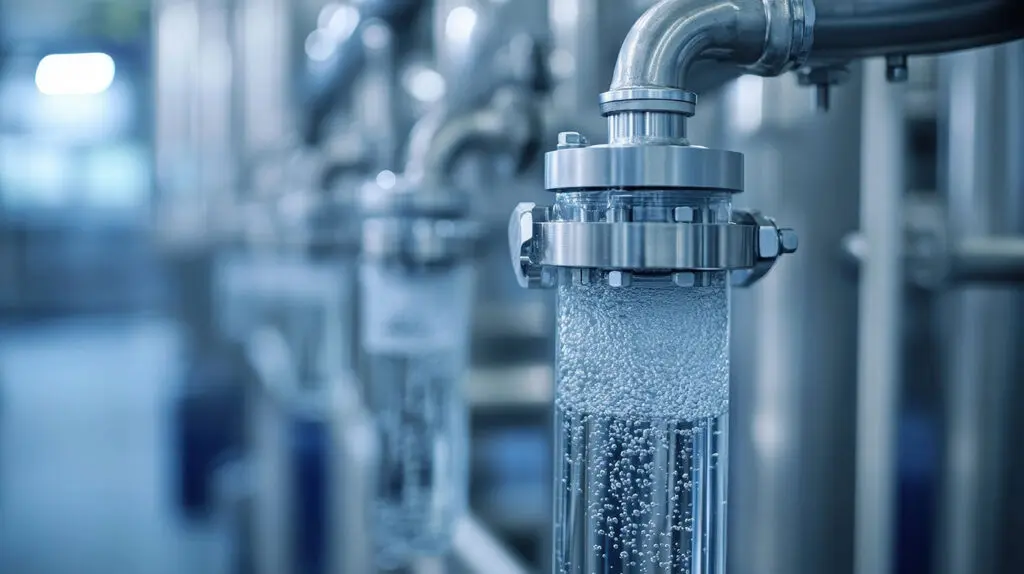Filter und Rohrleitungen einer Wasseraufbereitungsanlage