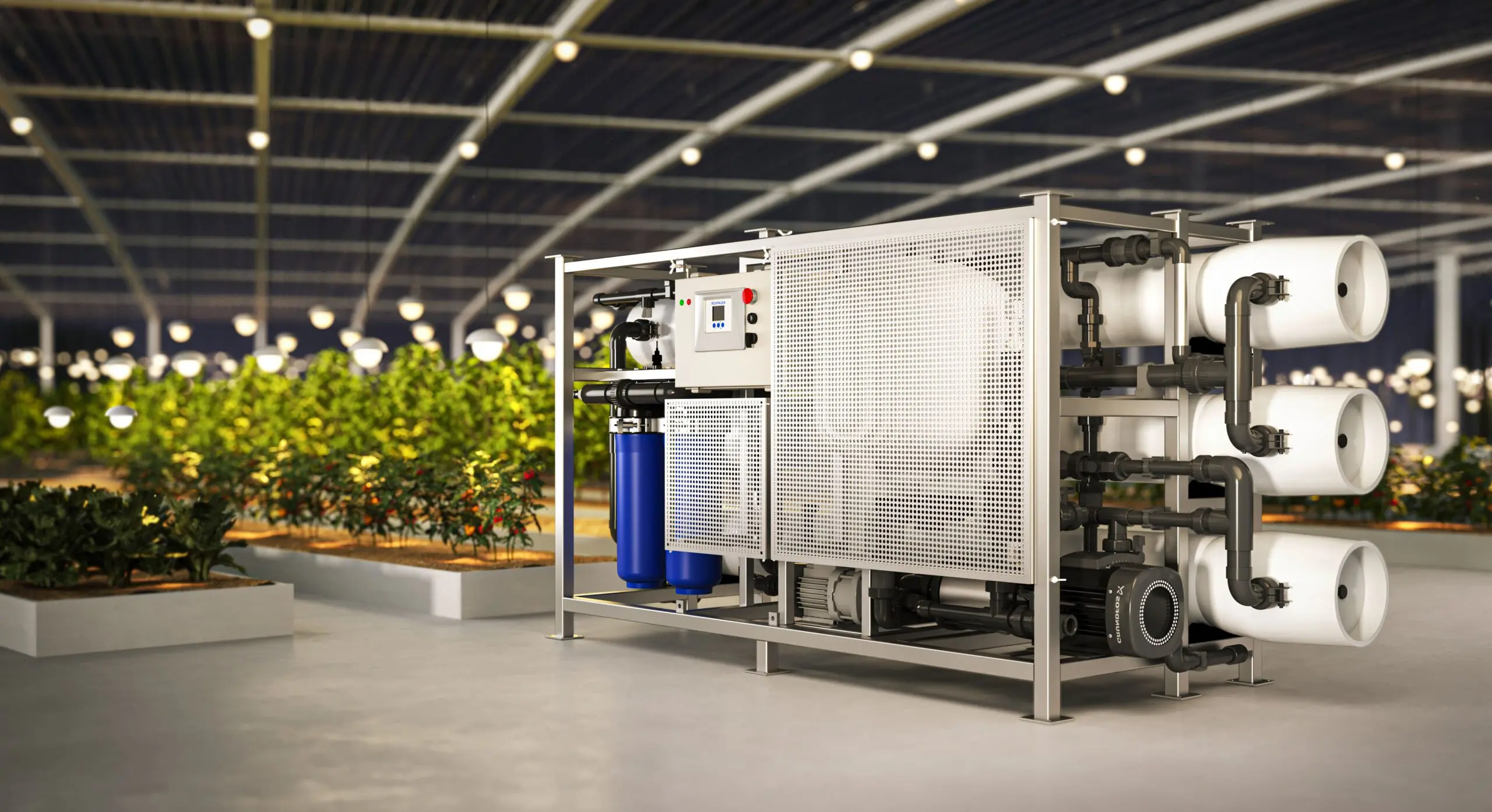 Aquaphor Filteranlage in Industriehalle, Galerie-Foto