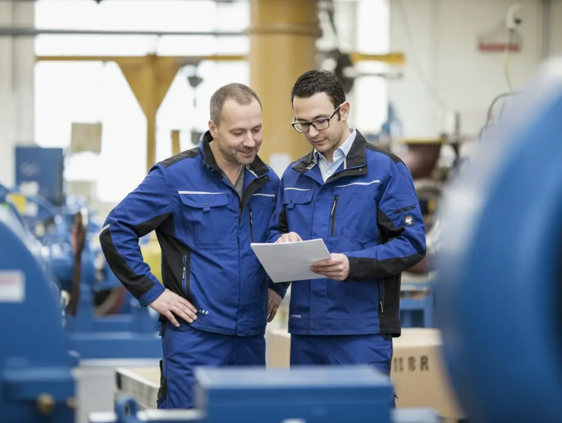 Thermochema Servicetechniker bei Anlagenüberprüfung