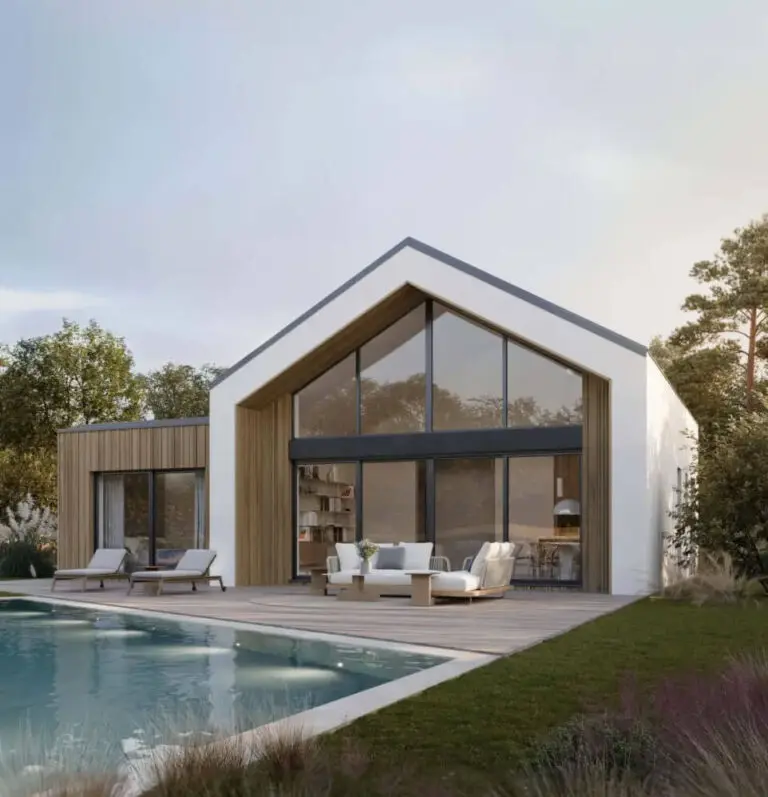 ELK-Bungalow mit Pool - Referenzobjekt Thermochema