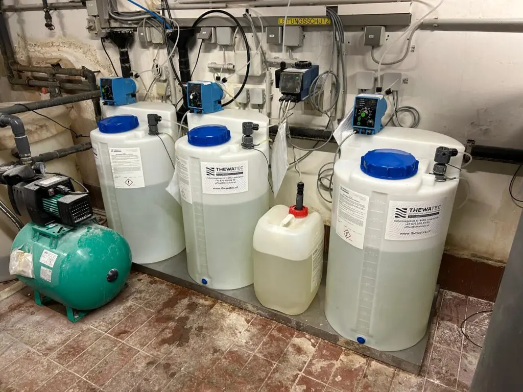 Dosiersystem zur Wasserbehandlung Thermochema